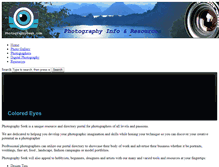 Tablet Screenshot of photographyseek.com
